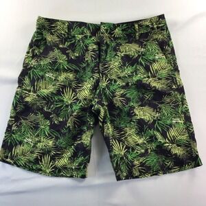 RQQBA Fashion Board Shorts Floral Print Mens 36